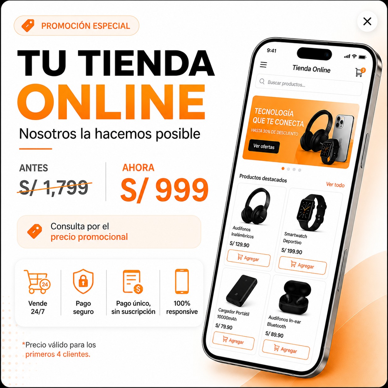 Promoción Exclusiva Tinya Code